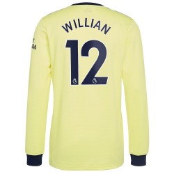 Camisola Arsenal Willian 12 Equipamento Segundo 2021-2022 Manga Comprida